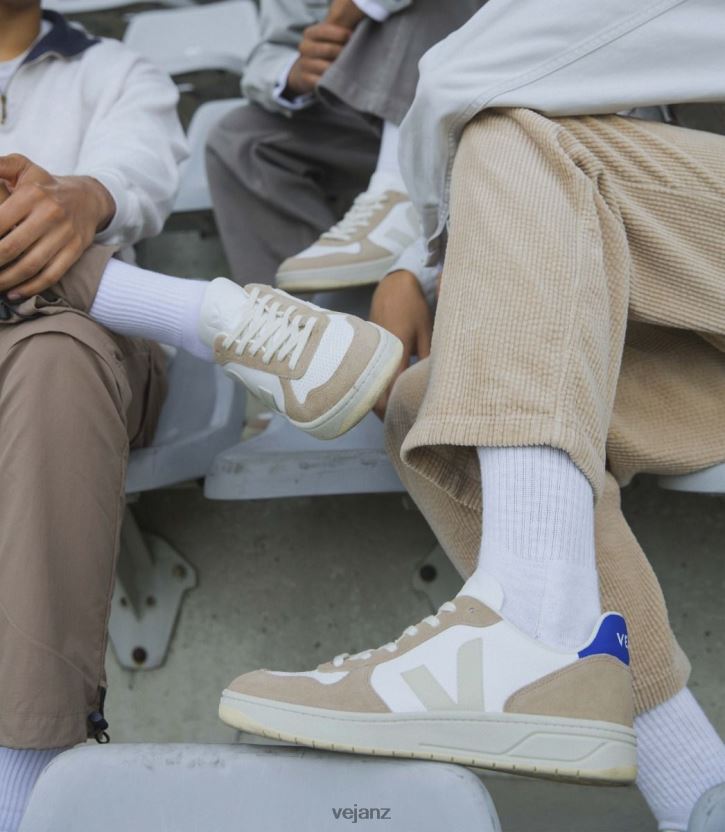 V-10 CHROMEFREE LEATHER WHITE SAHARA PAROS Men Veja D42FZB68 Shoes