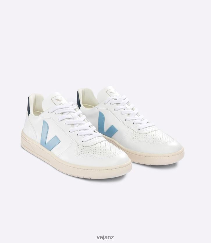 V-10 CWL WHITE STEEL NAUTICO Men Veja D42FZB55 Shoes