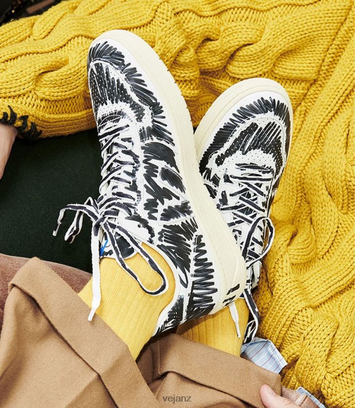 V-10 LEATHER MARNI FULL BLACK Men Veja X D42FZB66 Shoes