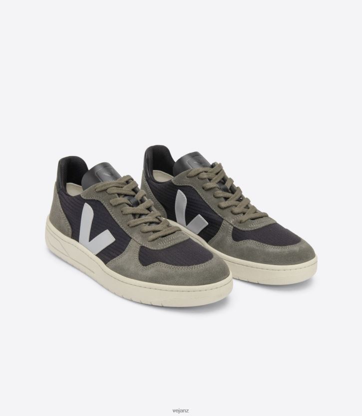V-10 RIPSTOP BLACK OXFORD GREY MUD Men Veja D42FZB63 Shoes
