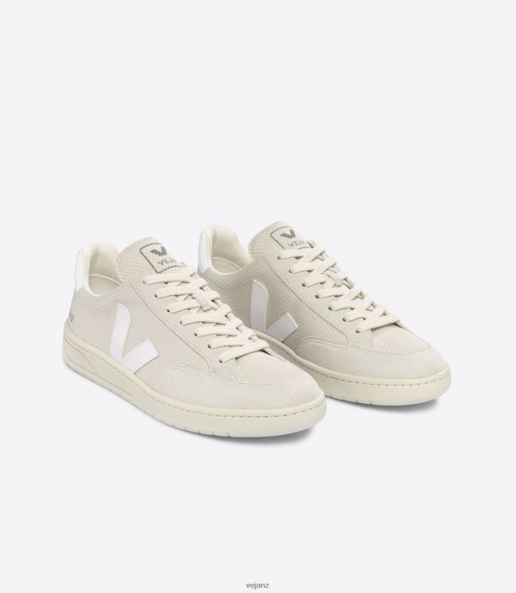 V-12 ALVEOMESH NATURAL WHITE Men Veja D42FZB35 Shoes