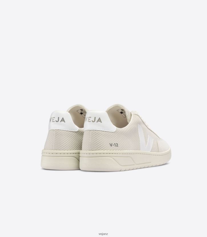 V-12 ALVEOMESH NATURAL WHITE Men Veja D42FZB35 Shoes