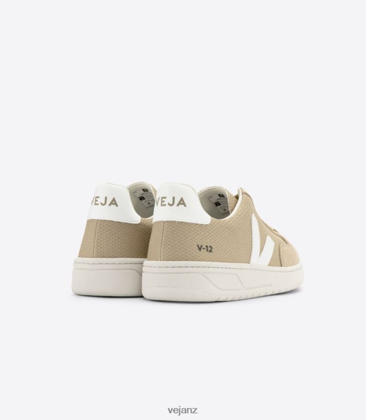 V-12 VEGAN ALVEOMESH DUNE WHITE Men Veja D42FZB29 Shoes