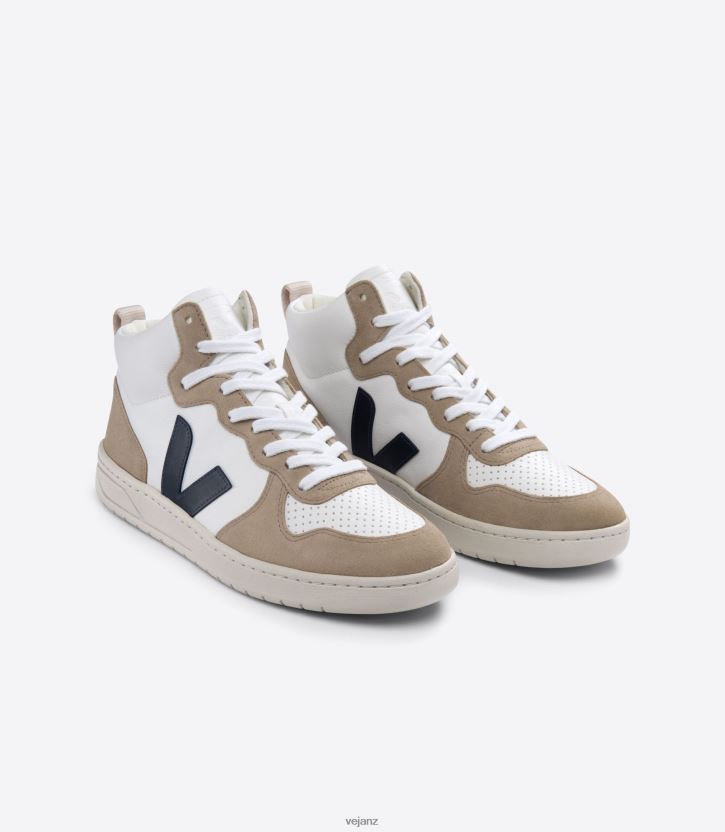V-15 CHROMEFREE LEATHER WHITE NAUTICO SAHARA Men Veja D42FZB79 Shoes