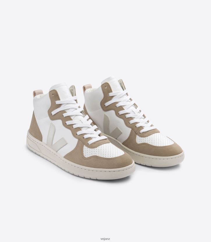 V-15 CHROMEFREE LEATHER WHITE PIERRE SAHARA Men Veja D42FZB80 Shoes