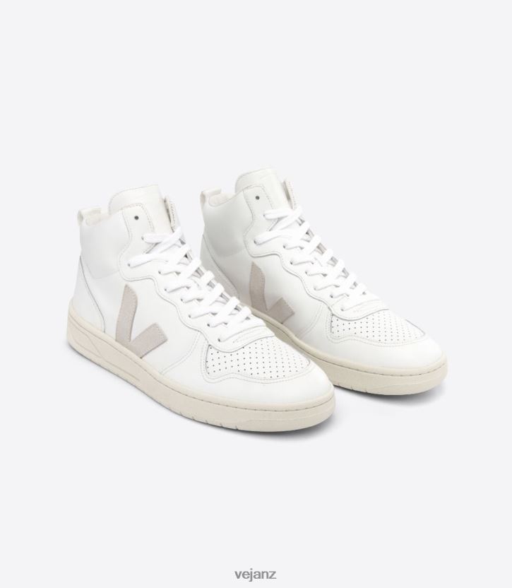 V-15 LEATHER WHITE Men Veja D42FZB81 Shoes