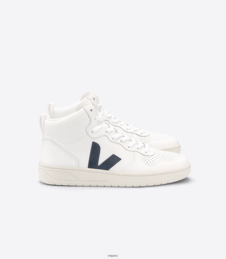 V-15 LEATHER WHITE NAUTICO Men Veja D42FZB87 Shoes