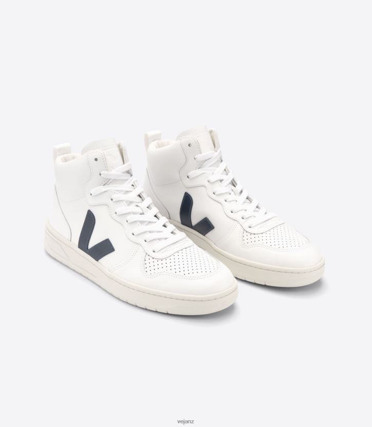 V-15 LEATHER WHITE NAUTICO Men Veja D42FZB87 Shoes