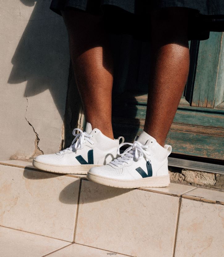 V-15 LEATHER WHITE NAUTICO Men Veja D42FZB87 Shoes