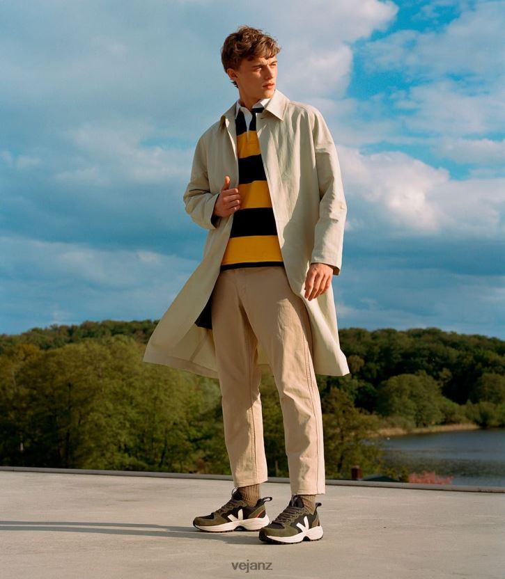 VENTURI B-MESH BLACK OLIVE PIERRE Men Veja D42FZB182 Shoes