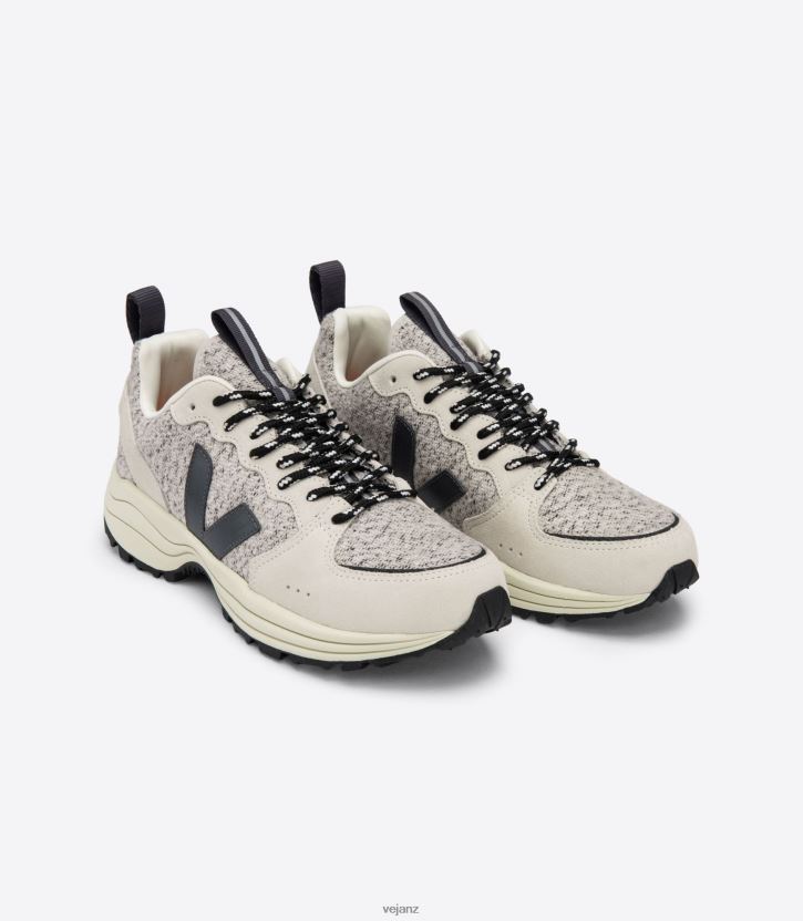 VENTURI FLANNEL SNOW GRAFITE NATURAL Men Veja D42FZB181 Shoes