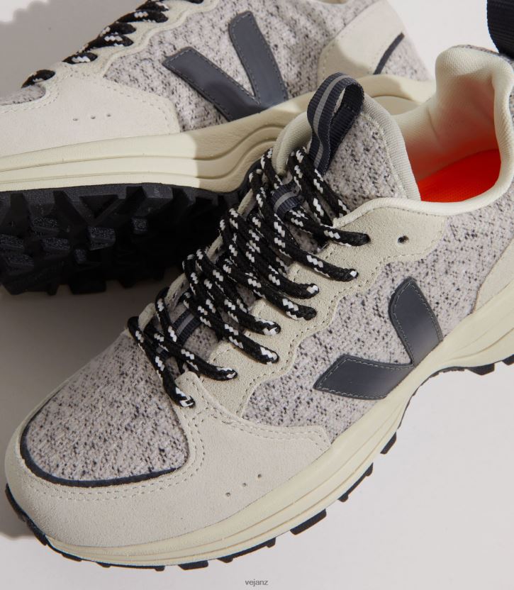 VENTURI FLANNEL SNOW GRAFITE NATURAL Men Veja D42FZB181 Shoes