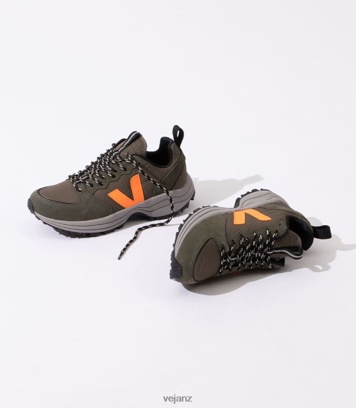 VENTURI RIPSTOP KAKI NEON ORANGE Men Veja D42FZB166 Shoes