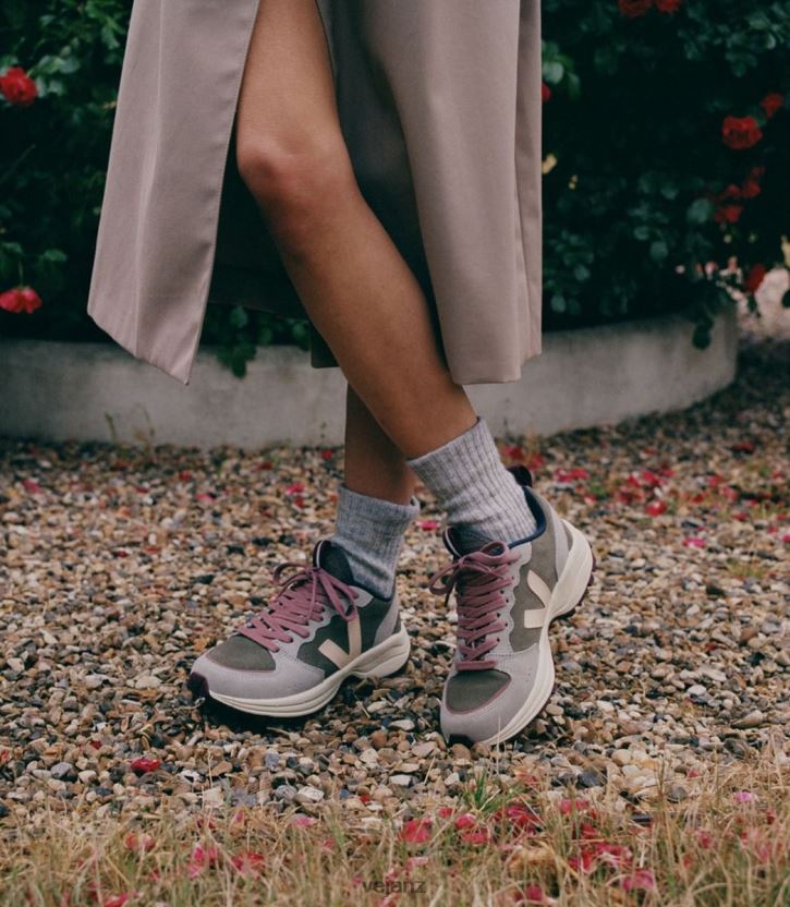 VENTURI SUEDE KAKI SABLE OXFORD GREY Men Veja D42FZB183 Shoes