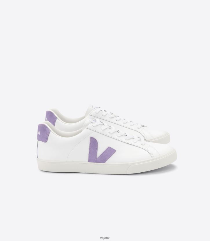 ESPLAR LEATHER EXTRA WHITE LAVANDE Women Veja D42FZB242 Shoes