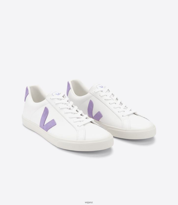 ESPLAR LEATHER EXTRA WHITE LAVANDE Women Veja D42FZB242 Shoes