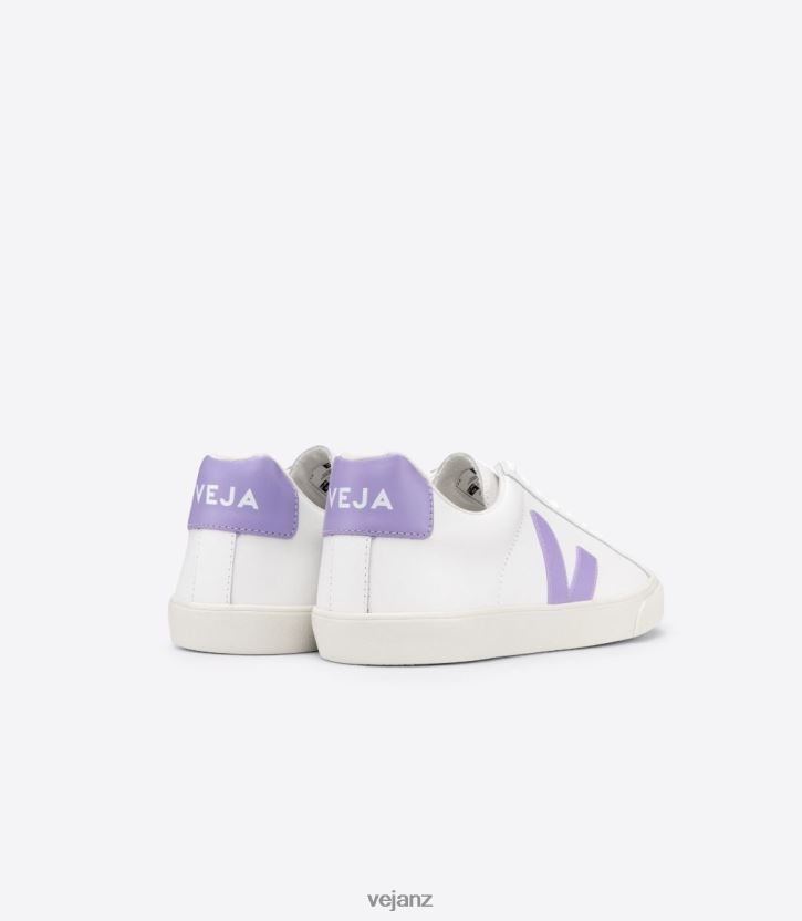 ESPLAR LEATHER WHITE LAVANDE Women Veja D42FZB243 Shoes