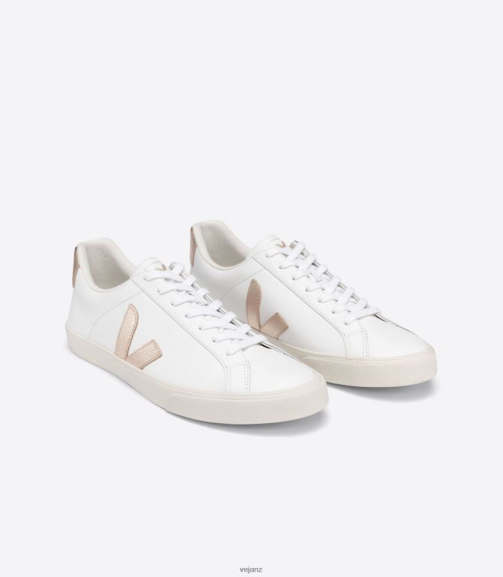 ESPLAR LEATHER WHITE PLATINE Women Veja D42FZB241 Shoes
