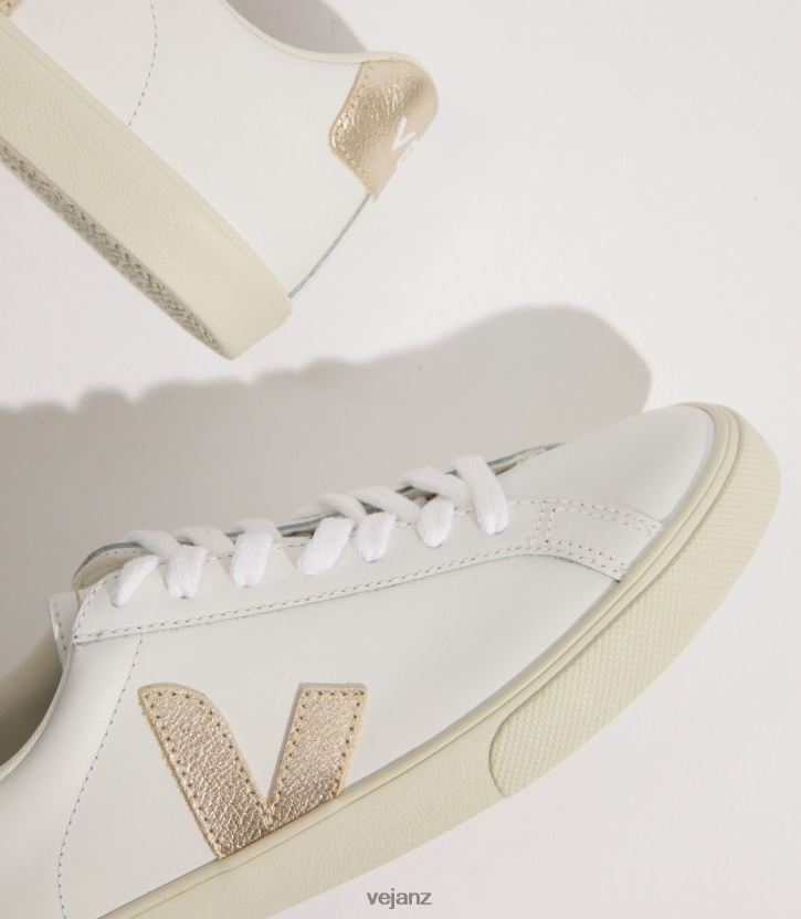 ESPLAR LEATHER WHITE PLATINE Women Veja D42FZB241 Shoes