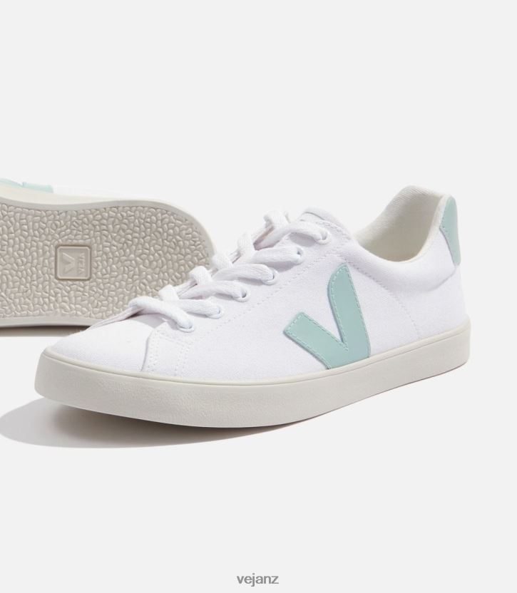 ESPLAR SE CANVAS WHITE MATCHA Women Veja D42FZB244 Shoes