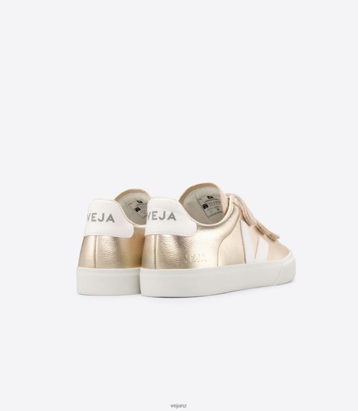 RECIFE CHROMEFREE LEATHER PLATINE WHITE Women Veja D42FZB245 Shoes