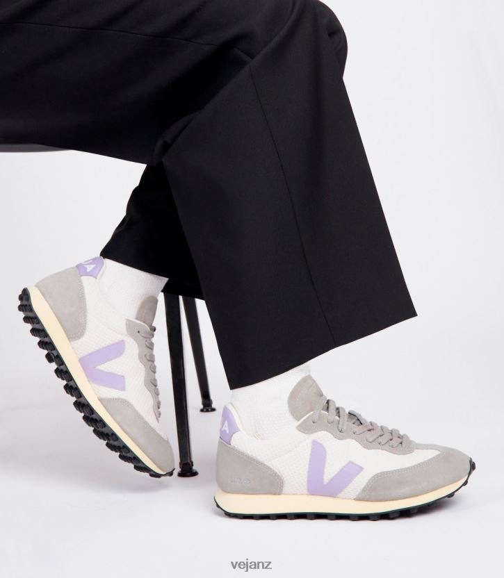 RIO BRANCO HEXAMESH GRAVEL LAVANDE Women Veja D42FZB248 Shoes