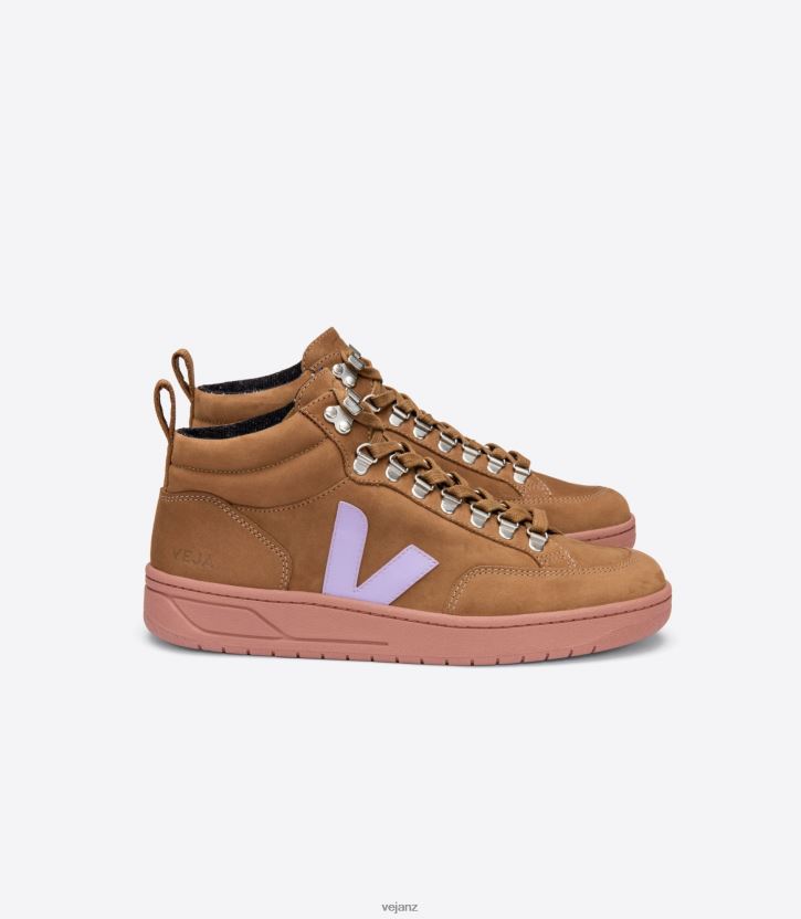 RORAIMA NUBUCK BROWN LAVANDE Women Veja D42FZB252 Shoes