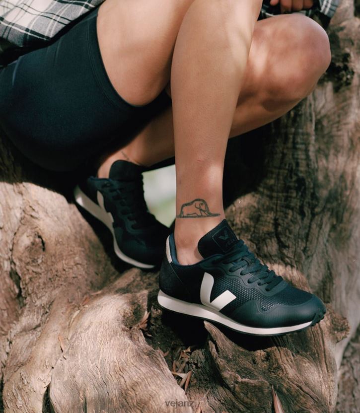 SDU RT B-MESH BLACK WHITE NATURAL Women Veja D42FZB266 Shoes