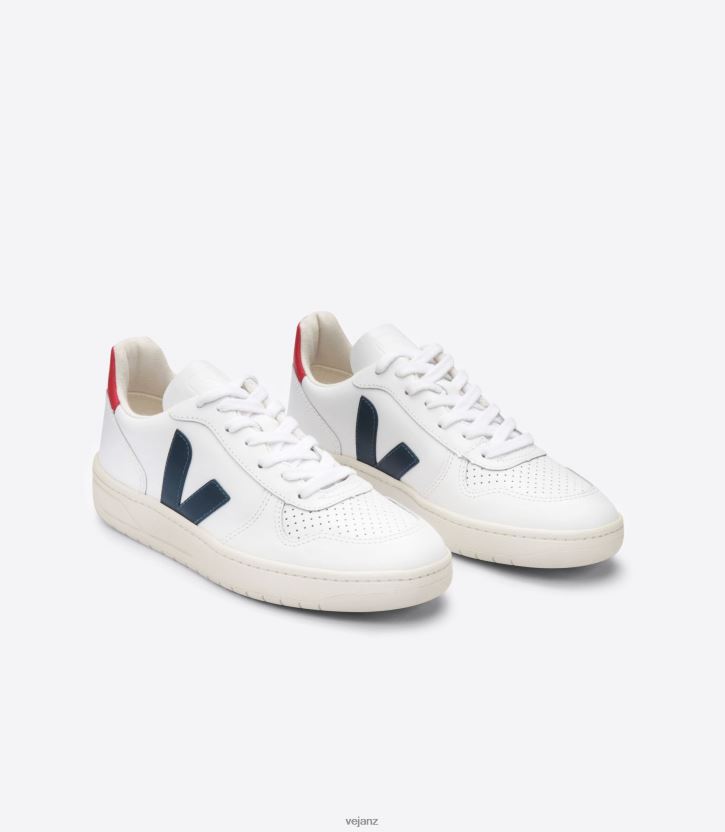 V-10 LEATHER WHITE NAUTICO PEKIN Women Veja D42FZB238 Shoes