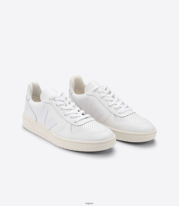 V-10 LEATHER WHITE Women Veja D42FZB237 Shoes
