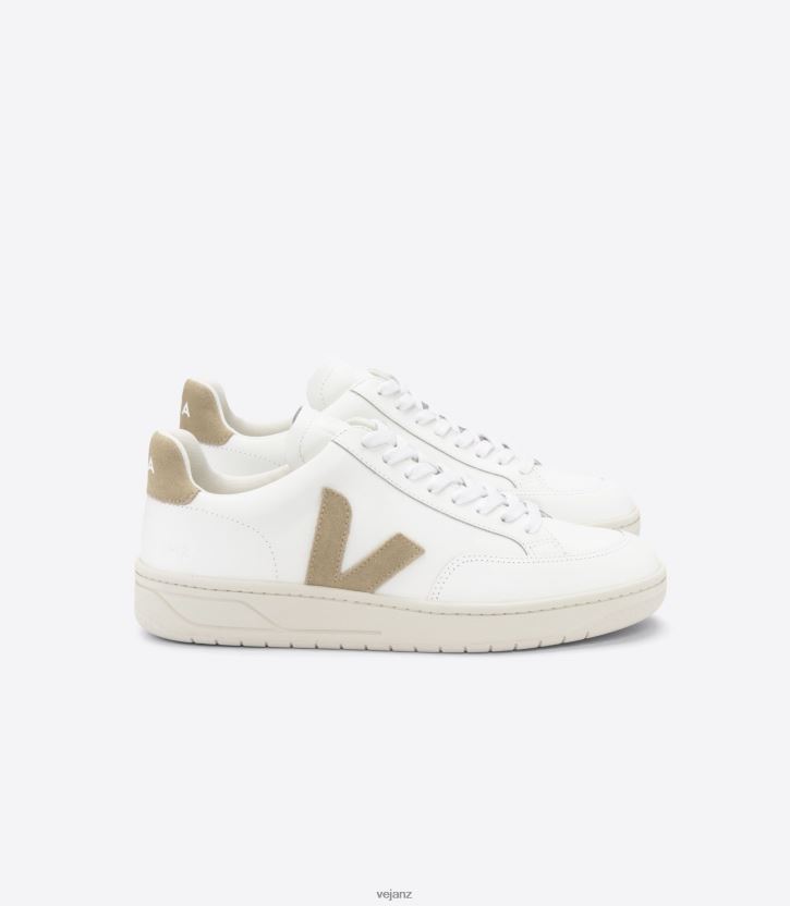 V-12 LEATHER WHITE DUNE Women Veja D42FZB230 Shoes