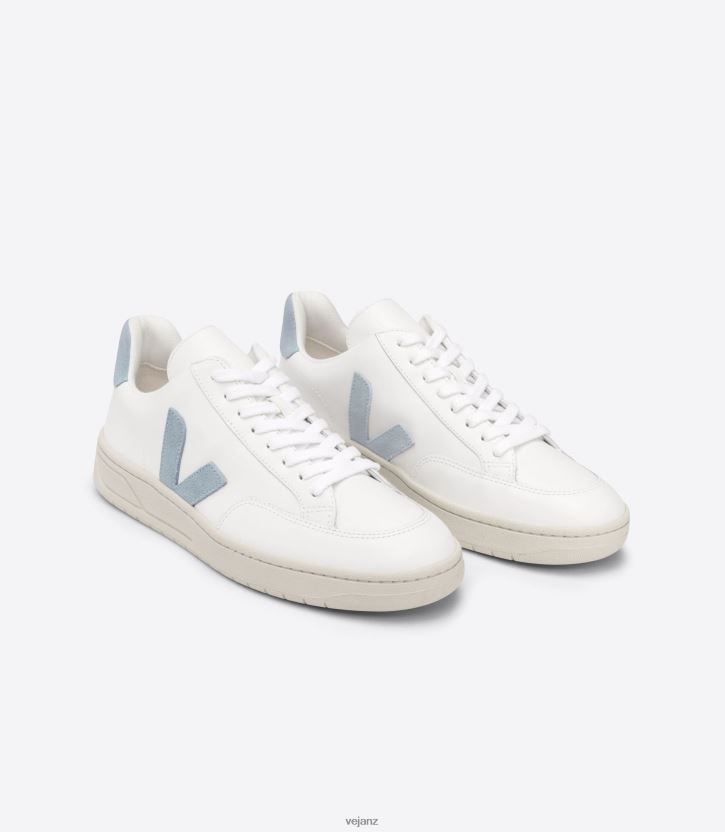 V-12 LEATHER WHITE STEEL Women Veja D42FZB229 Shoes