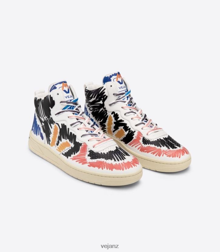 V-15 LEATHER MARNI BLACK Women Veja X D42FZB240 Shoes